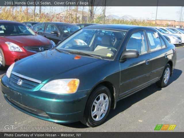 2001 Honda Civic LX Sedan in Clover Green