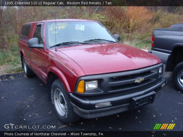 1995 Chevrolet S10 LS Regular Cab in Medium Red Metallic