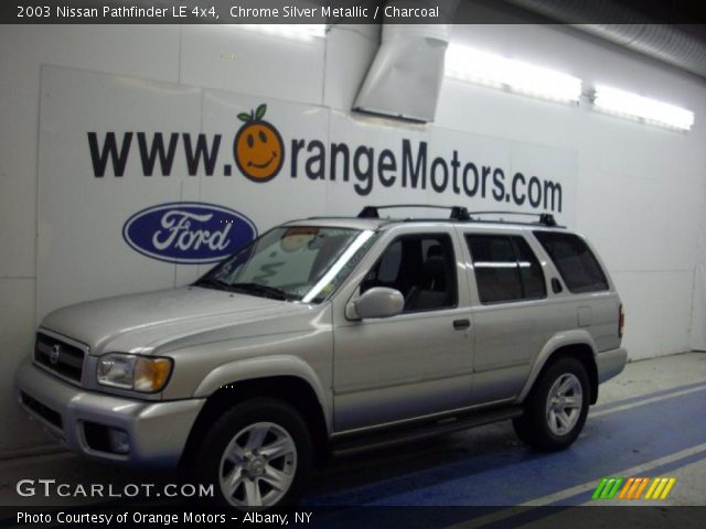 2003 Nissan Pathfinder LE 4x4 in Chrome Silver Metallic