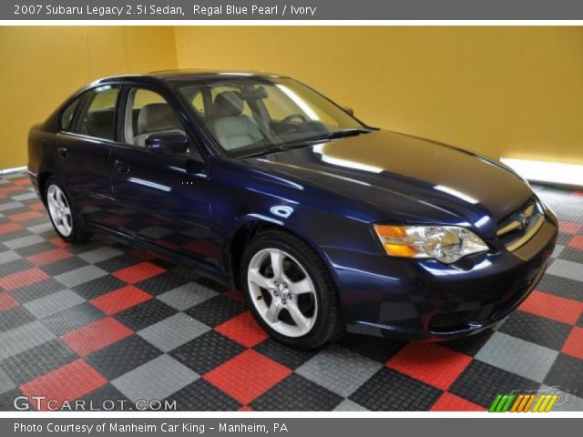 2007 Subaru Legacy 2.5i Sedan in Regal Blue Pearl