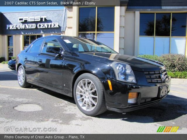 2007 Cadillac CTS Sport Sedan in Black Raven