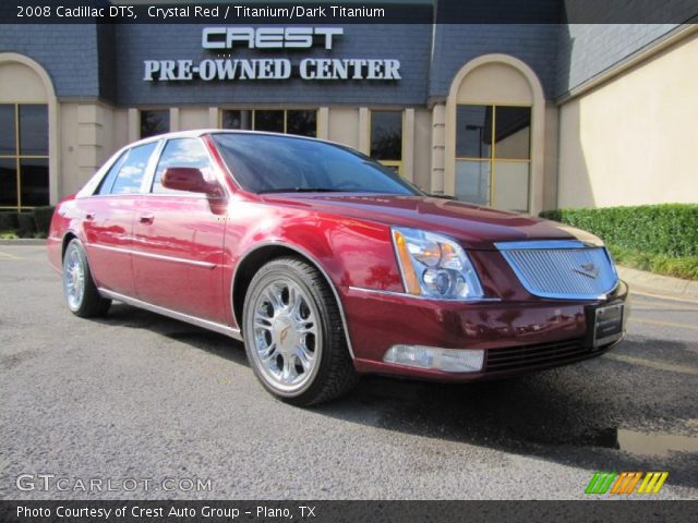 2008 Cadillac DTS  in Crystal Red