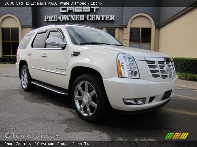 2008 Cadillac Escalade AWD in White Diamond