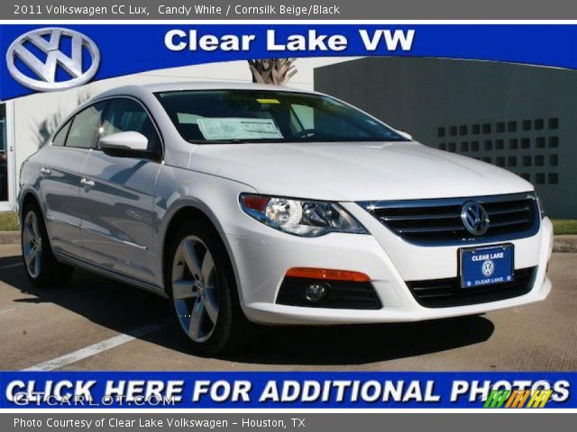 2011 Volkswagen CC Lux in Candy White