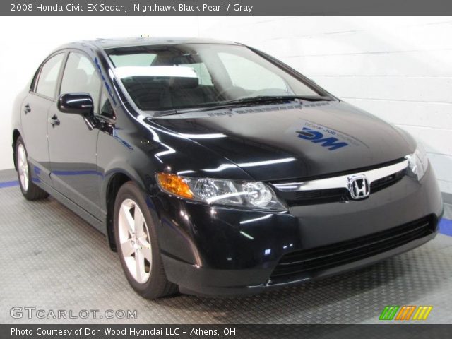 2008 Honda Civic EX Sedan in Nighthawk Black Pearl