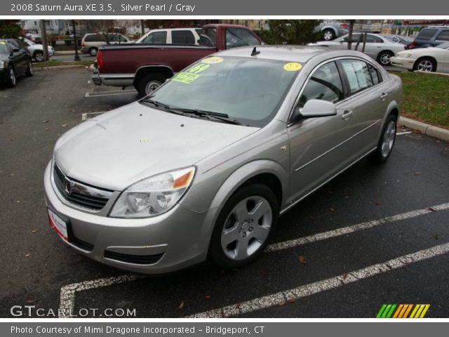 2008 Saturn Aura XE 3.5 in Silver Pearl