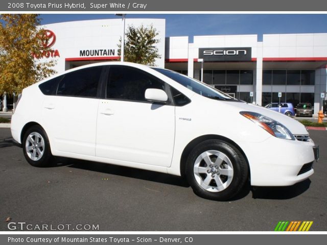 2008 Toyota Prius Hybrid in Super White