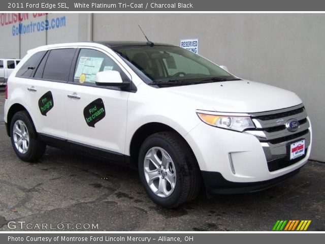 2011 Ford Edge SEL in White Platinum Tri-Coat