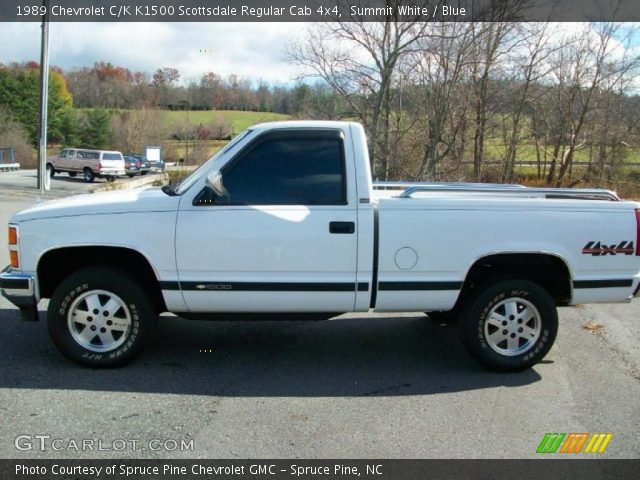 1989 Chevrolet C/K K1500 Scottsdale Regular Cab 4x4 in Summit White