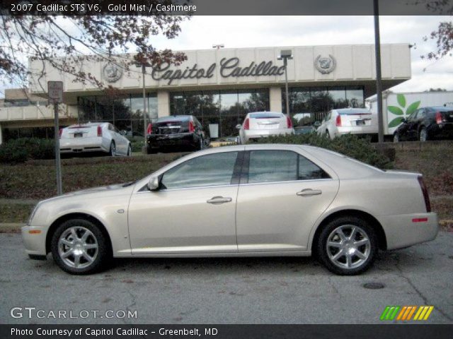 2007 Cadillac STS V6 in Gold Mist