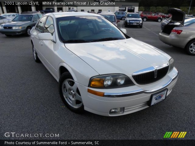 2001 Lincoln LS V8 in White Pearlescent Tricoat