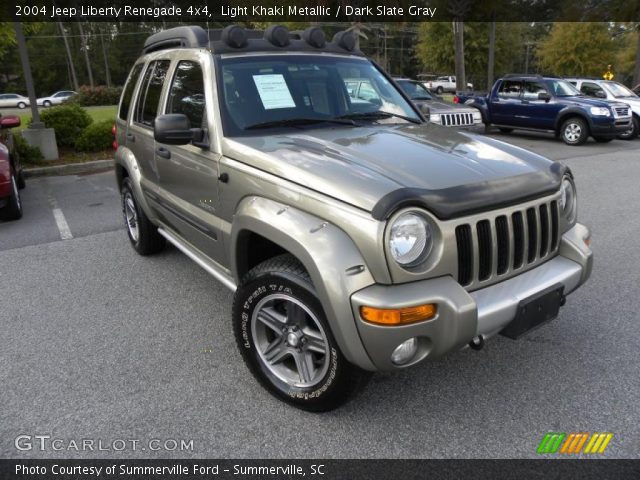 2004 Jeep Liberty Renegade 4x4 in Light Khaki Metallic