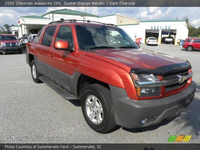 2003 Chevrolet Avalanche Z66 in Sunset Orange Metallic