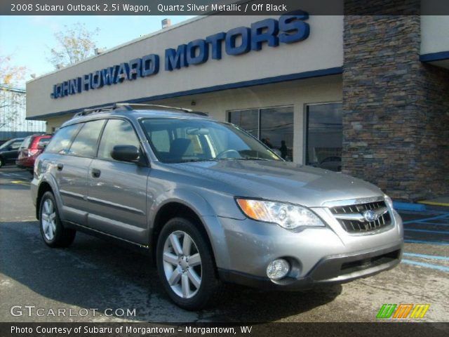 2008 Subaru Outback 2.5i Wagon in Quartz Silver Metallic