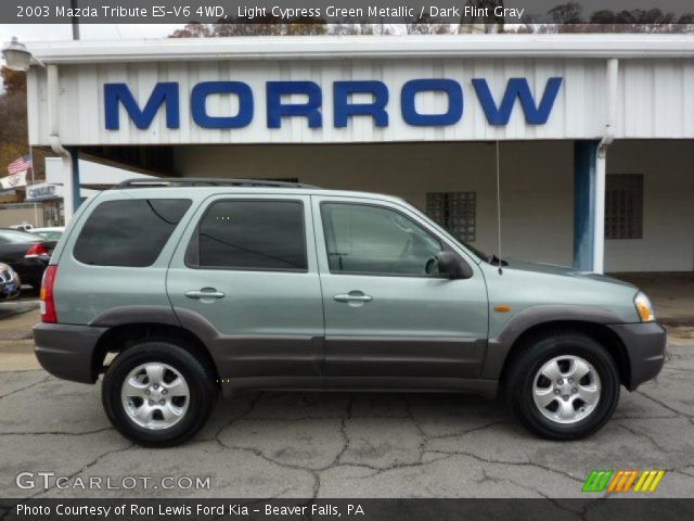 2003 Mazda Tribute ES-V6 4WD in Light Cypress Green Metallic