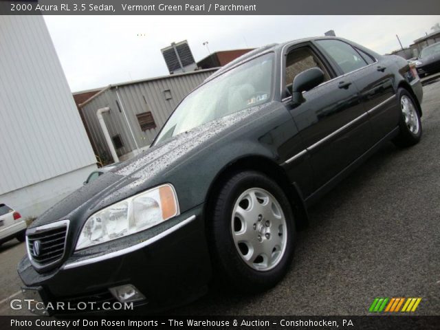 2000 Acura RL 3.5 Sedan in Vermont Green Pearl