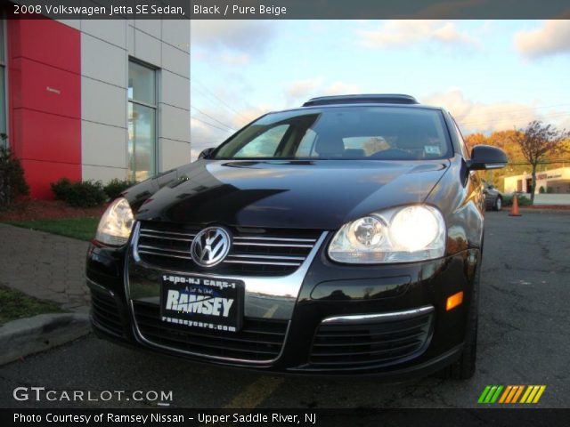 2008 Volkswagen Jetta SE Sedan in Black