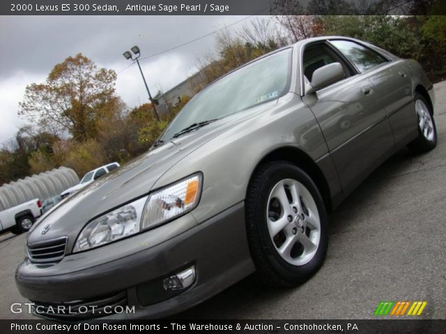 2000 Lexus ES 300 Sedan in Antique Sage Pearl
