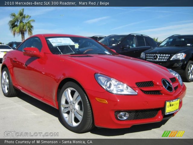 2010 Mercedes-Benz SLK 300 Roadster in Mars Red