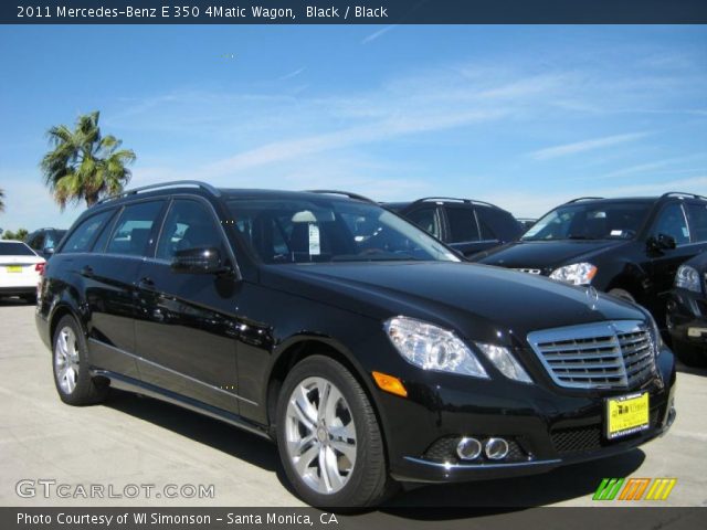 2011 Mercedes-Benz E 350 4Matic Wagon in Black