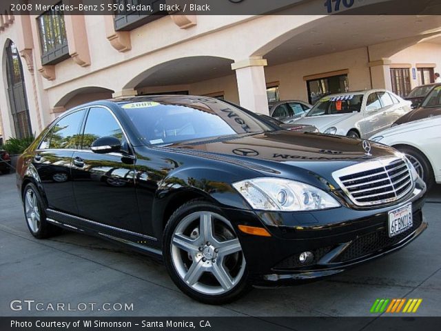 2008 Mercedes-Benz S 550 Sedan in Black