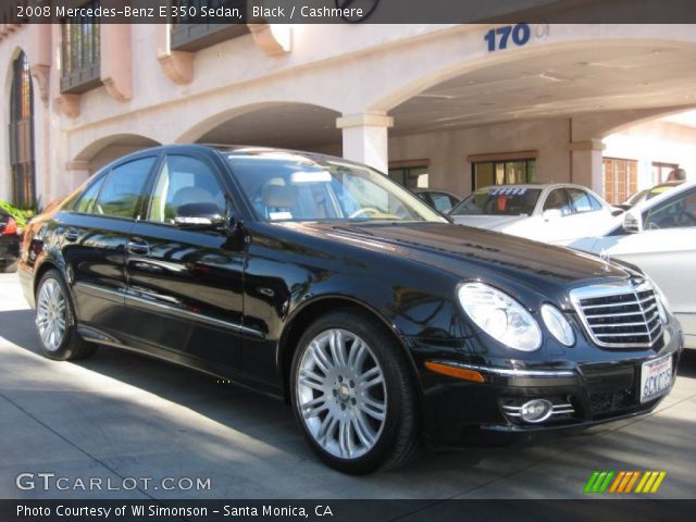 2008 Mercedes-Benz E 350 Sedan in Black