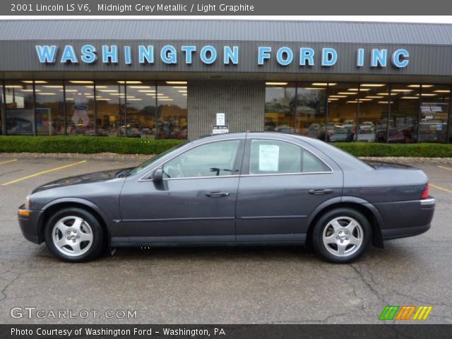 2001 Lincoln LS V6 in Midnight Grey Metallic