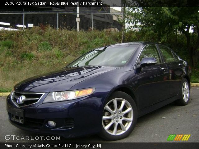 2006 Acura TSX Sedan in Royal Blue Pearl