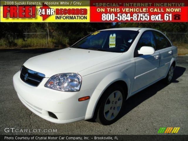 2008 Suzuki Forenza  in Absolute White