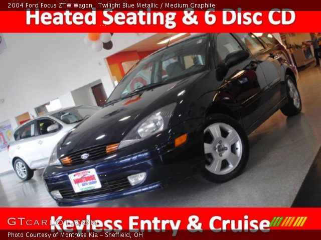 2004 Ford Focus ZTW Wagon in Twilight Blue Metallic