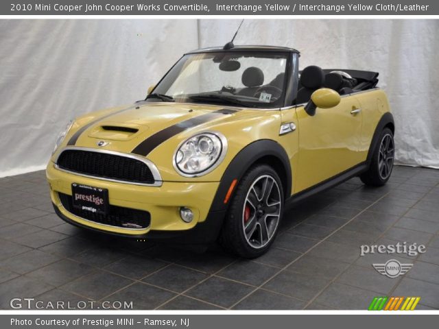 2010 Mini Cooper John Cooper Works Convertible in Interchange Yellow