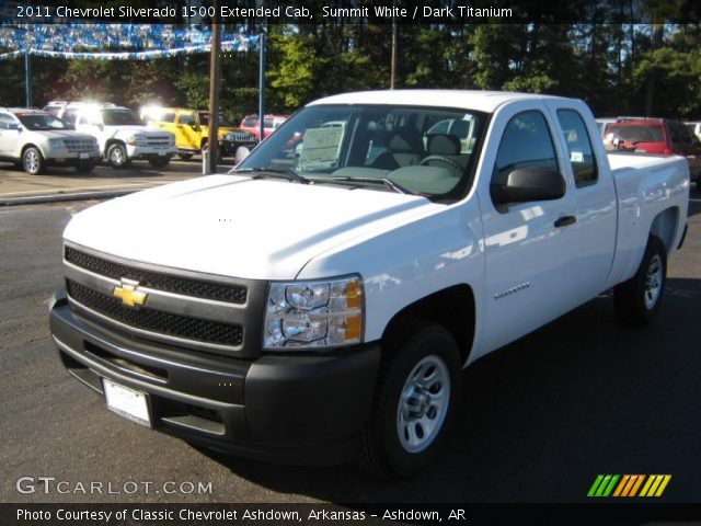 2011 Chevrolet Silverado 1500 Extended Cab in Summit White