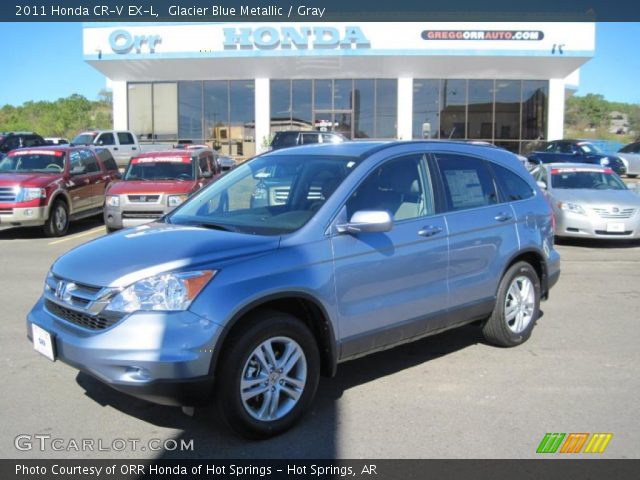 2011 Honda CR-V EX-L in Glacier Blue Metallic