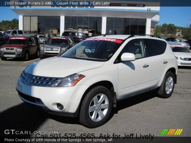 2007 Nissan Murano S AWD in Glacier Pearl White