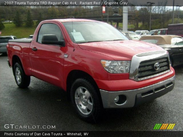 2007 Toyota Tundra TRD Regular Cab 4x4 in Radiant Red