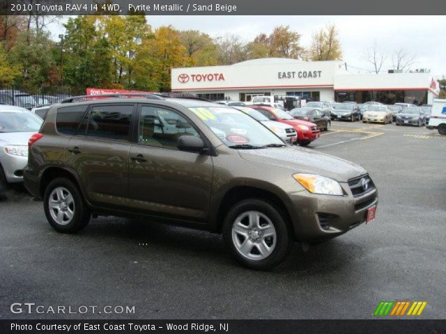 2010 Toyota RAV4 I4 4WD in Pyrite Metallic