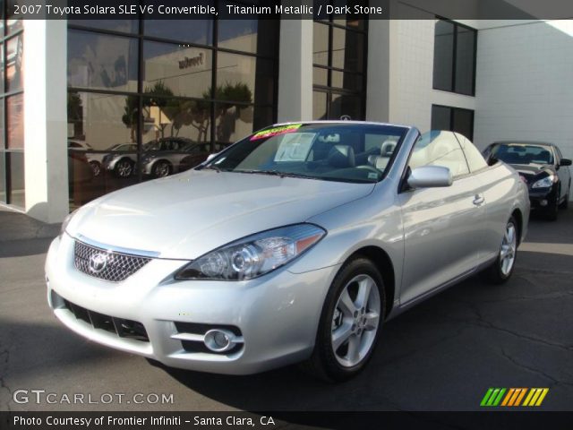 2007 Toyota Solara SLE V6 Convertible in Titanium Metallic
