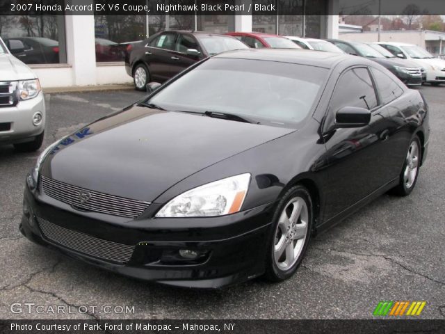 2007 Honda Accord EX V6 Coupe in Nighthawk Black Pearl