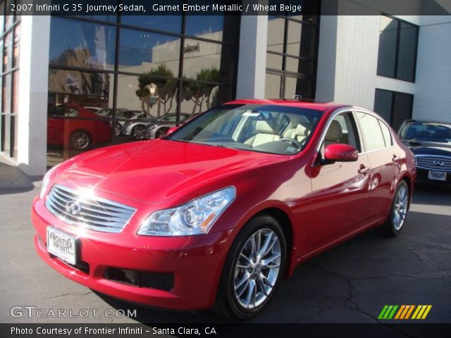 2007 Infiniti G 35 Journey Sedan in Garnet Ember Metallic