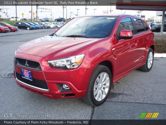 2011 Mitsubishi Outlander Sport SE in Rally Red Metallic
