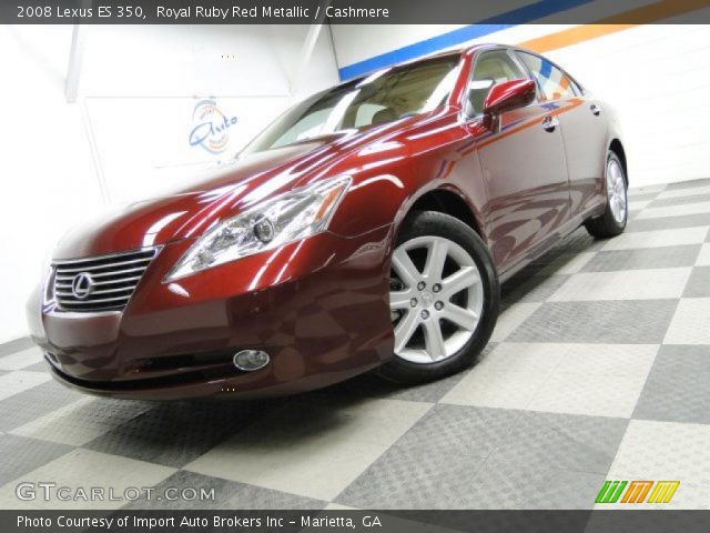 2008 Lexus ES 350 in Royal Ruby Red Metallic