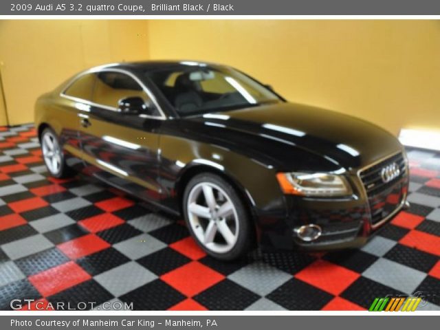 2009 Audi A5 3.2 quattro Coupe in Brilliant Black