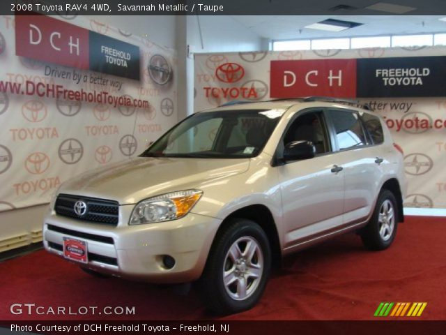 2008 Toyota RAV4 4WD in Savannah Metallic