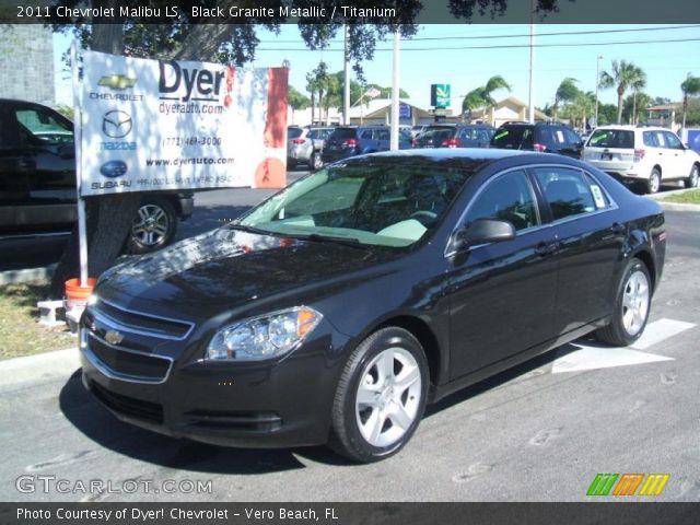 2011 Chevrolet Malibu LS in Black Granite Metallic