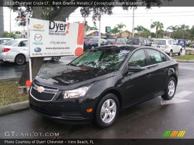 2011 Chevrolet Cruze LT in Black Granite Metallic