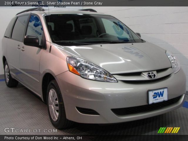 2006 Toyota Sienna LE in Silver Shadow Pearl