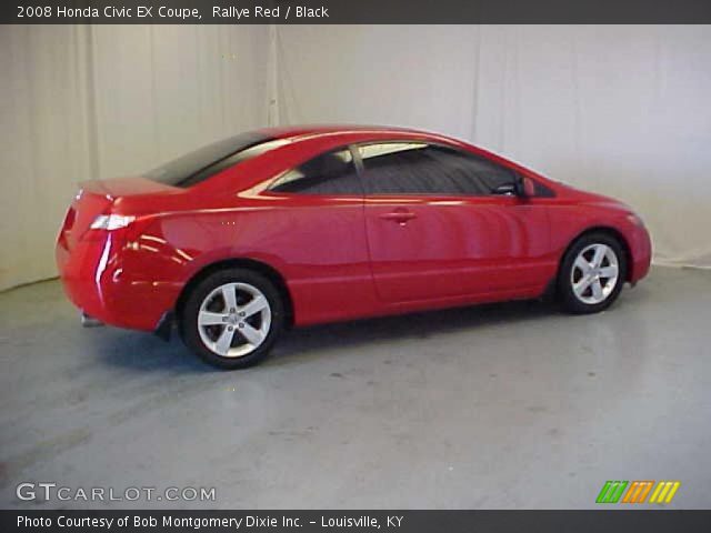 2008 Honda Civic EX Coupe in Rallye Red