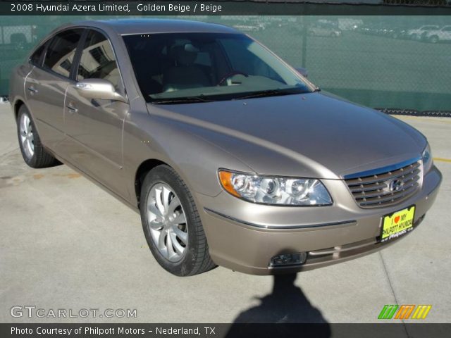 2008 Hyundai Azera Limited in Golden Beige