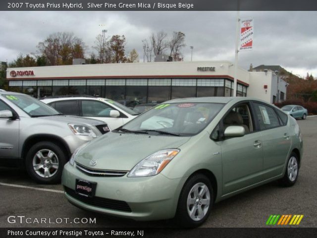 2007 Toyota Prius Hybrid in Silver Pine Green Mica