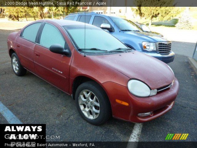2000 Dodge Neon Highline in Salsa Red Pearlcoat